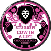 Stu Brew Cow In A Lift