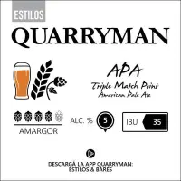 Quarryman Cerveza Artesanal Pale Ale Americana