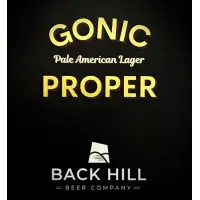 Back Hill Beer Company Gonic Proper
