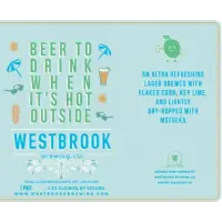 Westbrook Brewing Co. Beer To Drink When It's Hot Outside