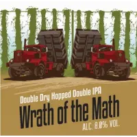 Brasserie du Grand Paris (Les Brasseurs du Grand Paris) Wrath Of The Math