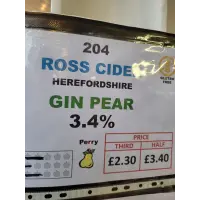 Ross On Wye Cider & Perry (Broome Farm) Gin Pear (Keykeg)