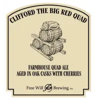 Free Will Brewing Company Clifford the Big Red Quad (2018)