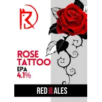 Red Dog Ales Rose Tattoo