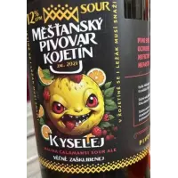 Měšťanský Pivovar Kojetín Kyselej 12° (Malina/Calamansi)