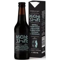 Horizont Brewing Night Shift (2025 Imperial Pastry Stout Aged in Rum Barrels with Coconut & Chocolate)