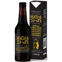 Horizont Brewing Night Shift (2025 Russian Imperial Stout Aged in Rhum and Vanilla, Macadamia Rum Barrels)