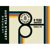 Austin Street Brewery 8 Year Anniversary Double IPA