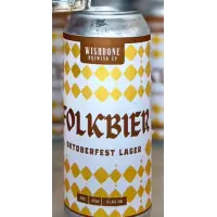 Wishbone Brewing Company Folkbier Oktoberfest Lager
