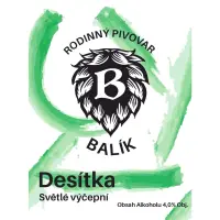 Pivovar Balík Desítka
