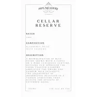 Pips Meadery Cellar Reserve - #001