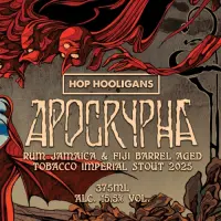 Hop Hooligans Apocrypha: Rum Jamaica & Fiji Barrel Aged Tobacco (2025, Golden Wax)