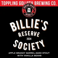 Toppling Goliath Brewing Company Billie's Reserve Stout