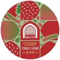 Vault City Strawberry & Rhubarb Table Sour