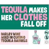 BramBrass Tequila Makes Her Clothes Fall Off