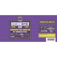 Bronneger Bier Grammietige Grootva