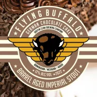 Griffin Claw Brewing Company Flying Buffalo Bourbon Barrel Aged Imperial Stout: German Chocolate Cake (2022)