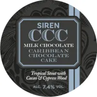 Siren Craft Brew Milk Chocolate Caribbean Chocolate Cake