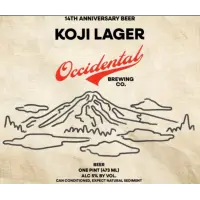Occidental Brewing Koji Lager