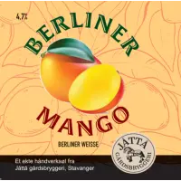 Jåttå Gårdsbryggeri Berliner Mango
