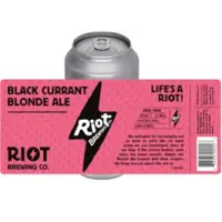 Riot Brewing Co. Black Currant Blonde Ale