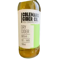 Colemans Cider Company Dry Cider Batch #2