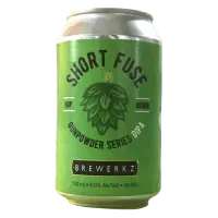Brewerkz Green Gunpowder DIPA Series : Short Fuse