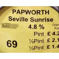 Papworth Brewery Seville Sunshine