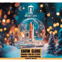 Rocket City Brewery Snow Globe