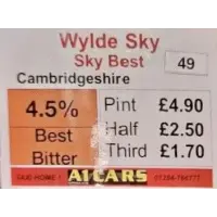 Wylde Sky Brewing Best