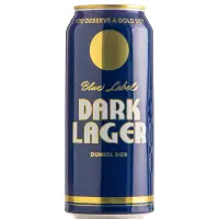 Gold Dot Beer Blue Label Dark Lager