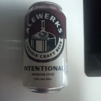 AleWerks Brewing Company Intentional Stout
