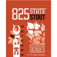 Epic Brewing Company 825 State Stout