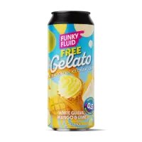Funky Fluid Free Gelato: White Guava, Mango & Lime