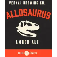Vernal Brewing Company Allosaurus Amber Ale