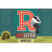 Daft Badger Brewing Red Letter Amber