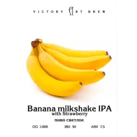 Victory Art Brew Banana Milkshake IPA with Strawberry