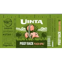 Uinta Brewing Company Piggy Back Peach IPA