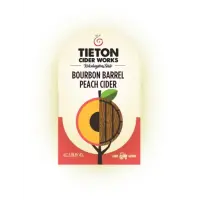 Tieton Cider Works Peach Cider - Borurbon Barrel