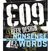 603 Brewery E09 Nonsense Words DIPA