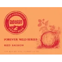 Paradox Brewery Forever Wild Series: Red Saison