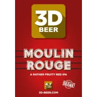 3D Beer Moulin Rouge