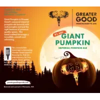 Greater Good Imperial Brewing Company Giant Pumpkin