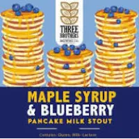 Three Brothers Brewing Co. Maple Syrup & Blueberry Pancake Milk Stout