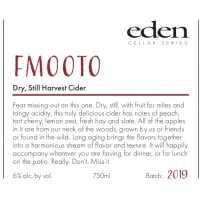 Eden Specialty Ciders FMOOTO