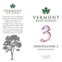 Vermont Beer Makers Innovation 3 Chocolate Sea Salt Porter