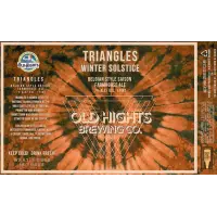 Old Hights Brewing Company Triangles Winter Solstice