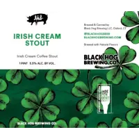 Black Hog Brewing Irish Cream Stout