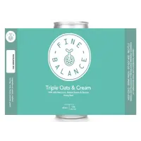 Fine Balance Brewing Company Triple Oats & Cream (Nectaron, Nelson Sauvin & Simcoe)