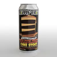 Hoppin' Frog Brewery Peanut Butter Hazelnut Caramel Chocolate Cake Stout - Bourbon Barrel-Aged